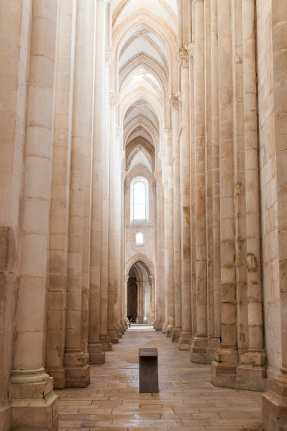 istock Interior of a Monastery - Big columns and very high ceiling. Architecture 1362931878