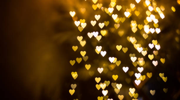 istock Defocus bokeh light filtered heart abstract background. Copy space 1362936048