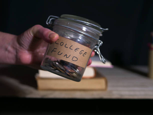 istock Student preparing for college with cash fund 1362941885