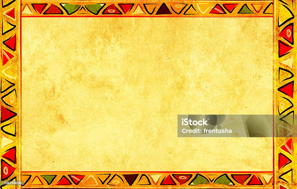African Pattern Side Frame Colorful African Patterned Frame Stock Photo - Download Image Now ...
