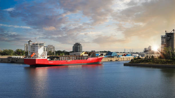 istock International container cargo ship leaving port harbor and terminal industrial dock while delivering freight shipment during supply chain issues caused by covid 1362953274