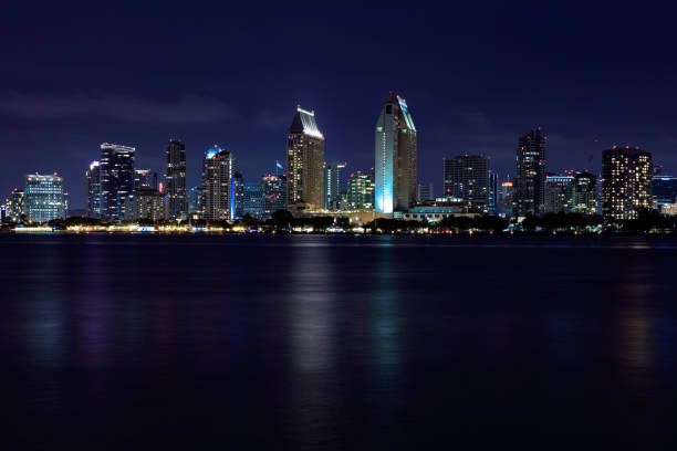 istock Panoramic of San Diego after sunset 1362957015