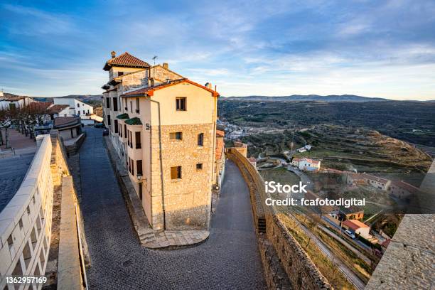 View Of Morella Town Spain Stock Photo - Download Image Now - Morella, Castellon Province, Ancient