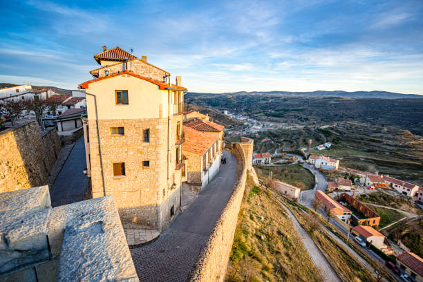 Morella village in Castellon Province, Spain