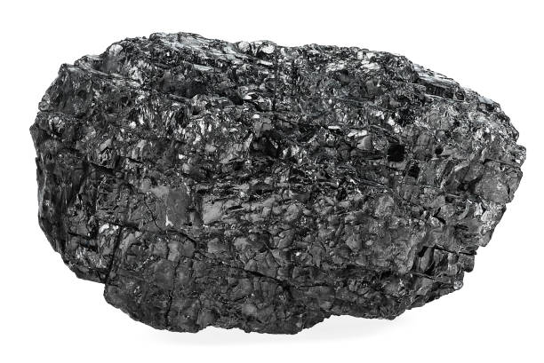 istock Coal isolated on a white background. Anthracite coal. 1362958240