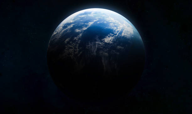 istock Blue Earth in the outer dark space collage. Abstract wallpaper. Our home. Sci-fi collage. Blue Marble. Elements of this image furnished by NASA 1362967323