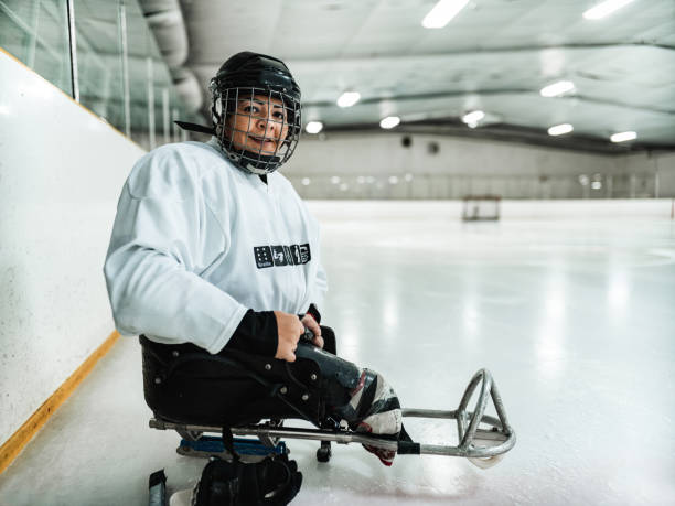 istock Latin woman  playing para hockey 1362968344