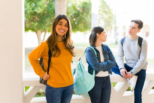 istock Beautiful student enjoying college 1362971624