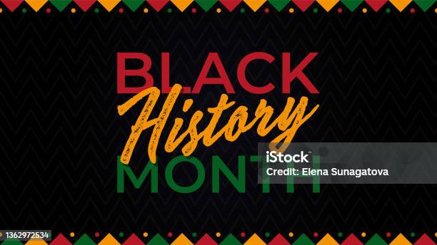 Месяц Черной Истории Празднуют Векторная Иллюстрация Дизайн Графика — стоковая векторная графика и другие изображения на тему Black History Month