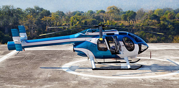 istock helicoptor helipad Jammu Kashmir India 136297577