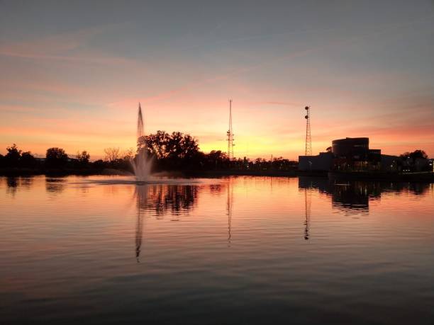 istock A Water Fountain at Dusk 1362976764