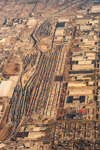 istock Aerial View of CN Intermodel Terminal 1362982578