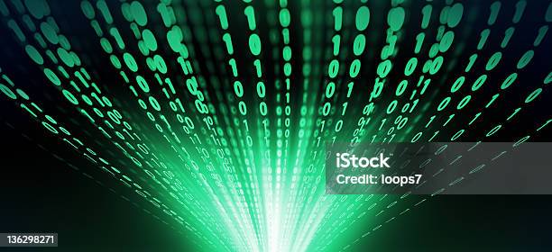 Binary Code Abstract Stock Photo - Download Image Now - Abstract, Activity, Backgrounds