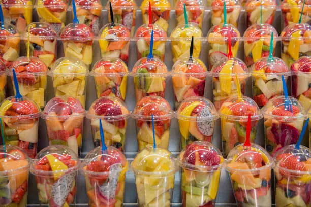 Photo of Fresh fruit salad ready to eat