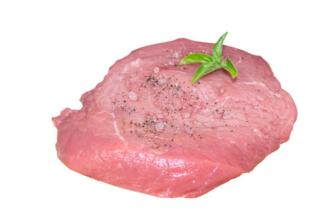 istock raw meat, beef cut on cutting board isolated on white background 1362986741