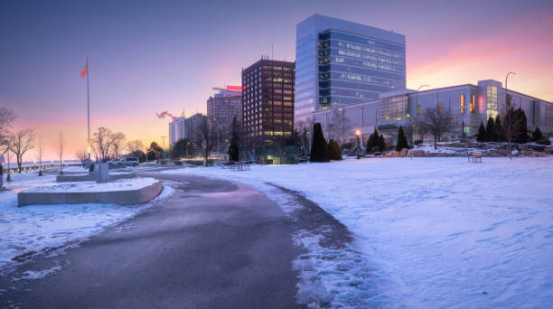 istock Windsor, Ontario Skyline - Winter Dawn 1362986936