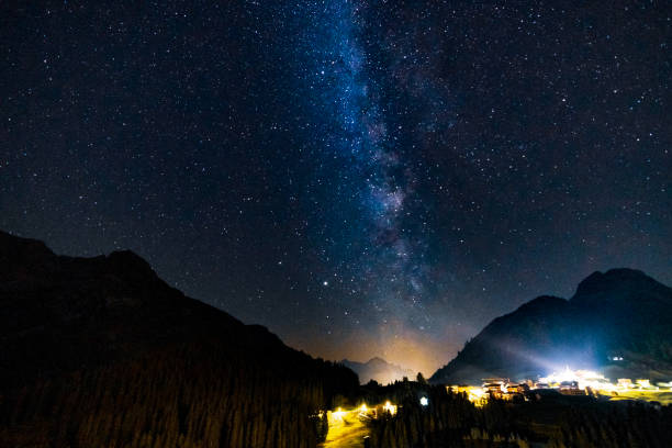 istock milky way midnight sky in warth, austria 1362987663