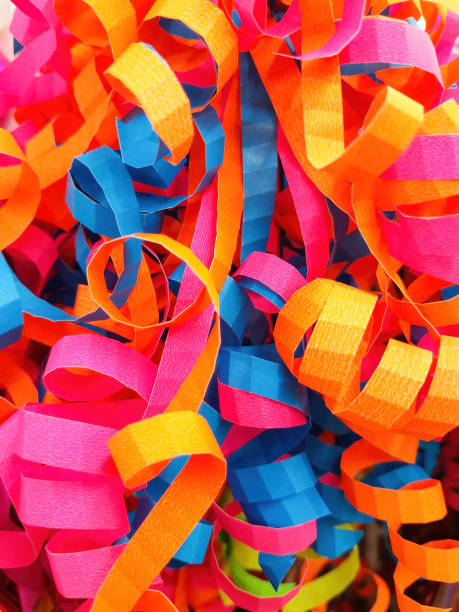 istock Colorful Curled Ribbons Background 1362990390