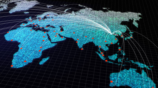 istock Global Cities Connection Beijing, China 1363005525