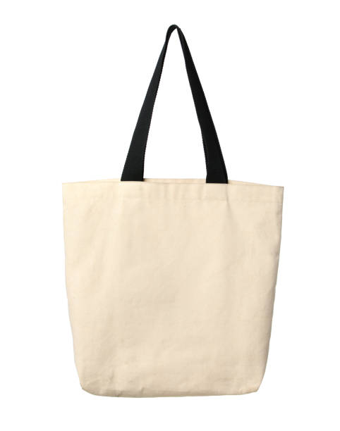 istock Canvas Tote Bag Isolated on White Background 1363005807