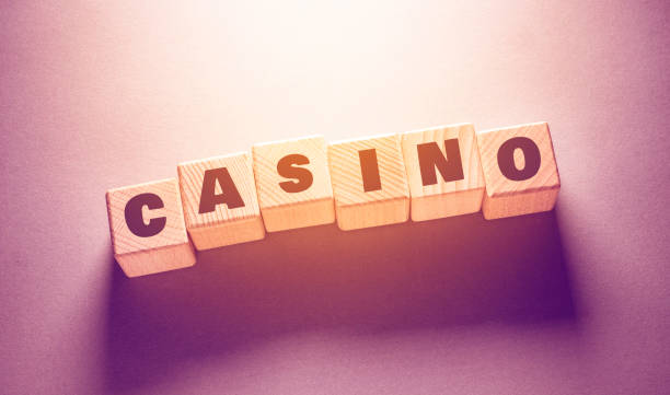 istock Casino Word with Wooden Cubes 1363006901