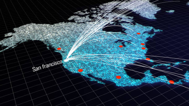 istock Global Cities Connection San Francisco, USA 1363006912