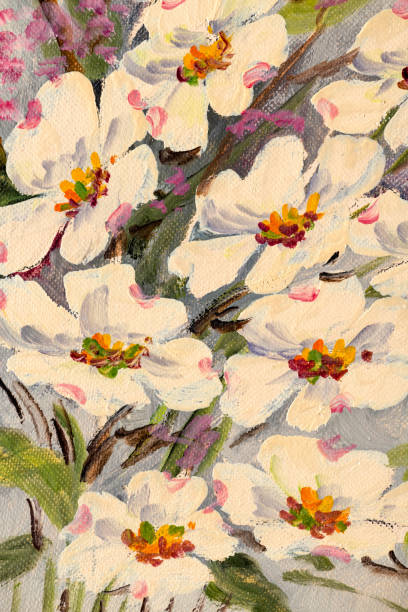 istock Flowers Bouquet Still Life Oil Painting 1363008738