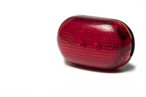 istock red bicycle reflector lamp isolated background 1363009815