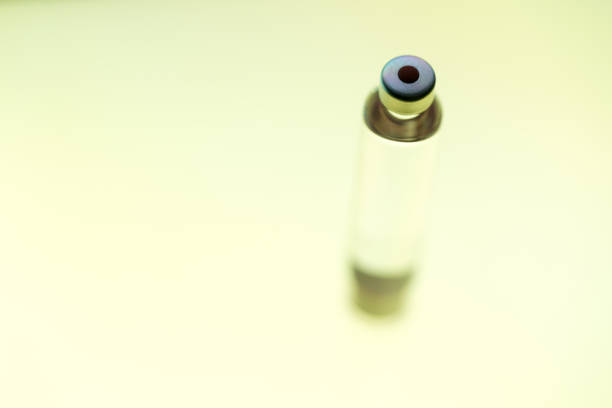 istock glass vial with rubber cap filled with chemical 1363019357