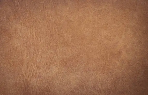 Photo of Natural brown leather texture background