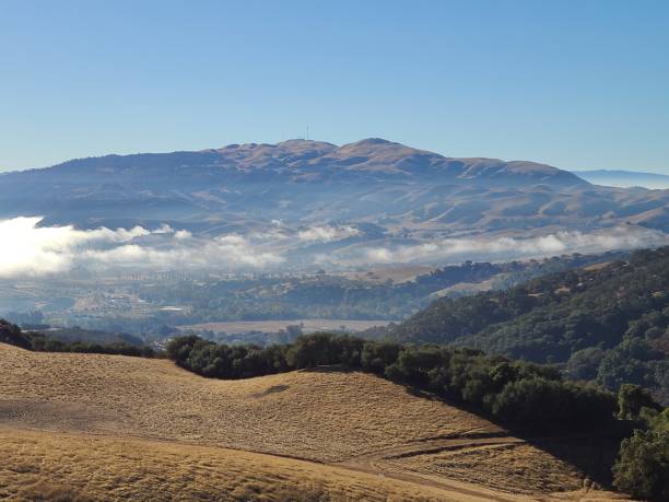 Photo of Morning fog and clouds on the foothills of Mt Diablo, California