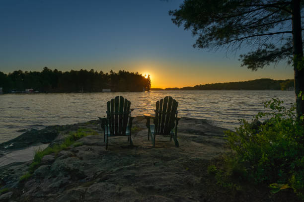 istock Sunset on a lake in Muskoka Canada 1363024159