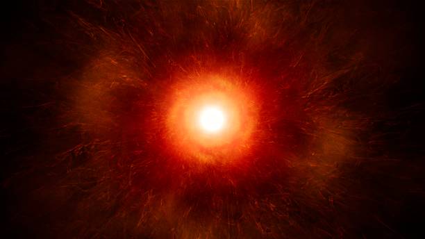 istock Grunge Red Flare Energy Background 1363025023
