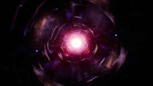 istock Glowing Pink Star Nebula Energy on the Space 1363025045