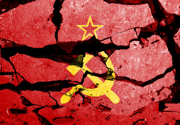 istock Historical flag of Soviet Union 1363040900