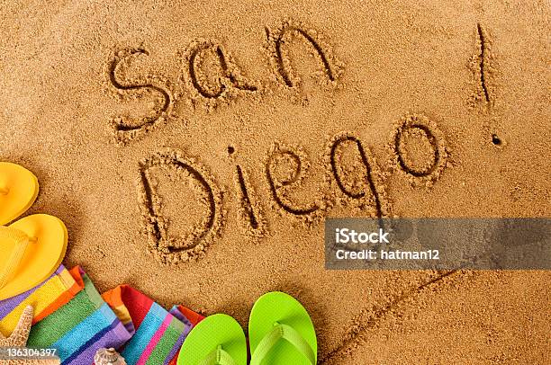 San Diego Beach Ambiente Stockfoto und mehr Bilder von Ansicht aus erhöhter Perspektive - Ansicht aus erhöhter Perspektive, Badelatsche, Draufsicht