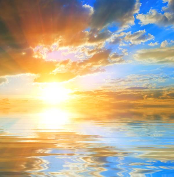 istock beautiful sunset on a lake 1363045123