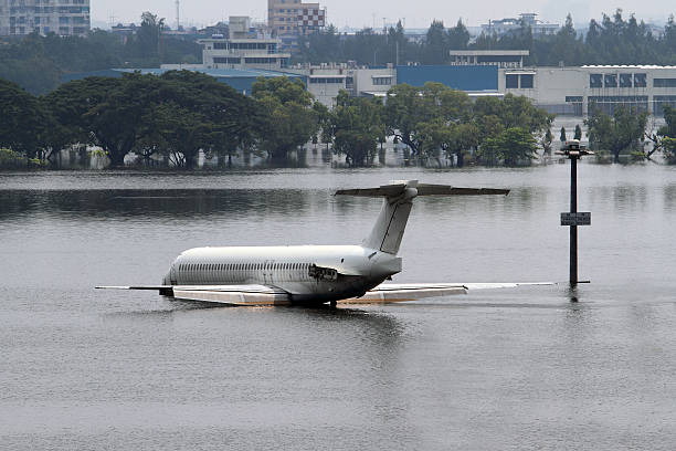 flood situation in Thailand airport