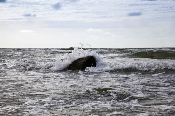 istock cold Baltic sea in August 1363051905