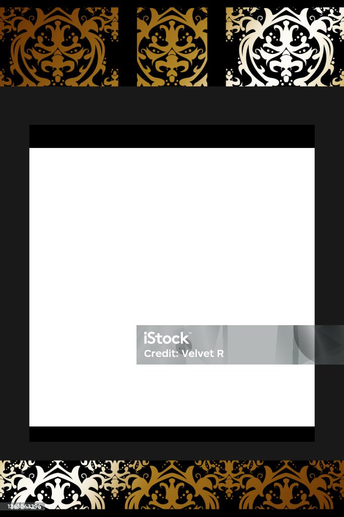 Color Scroll Frame Images Hanging Scroll Frame Stock Illustration - Download Image Now - Black ...