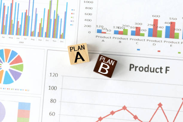istock Business concepts, choice of plan A or B 1363065338