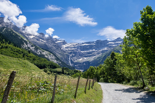 Road to Cirque de Gavarnie, Hautes-Pyrenees, France