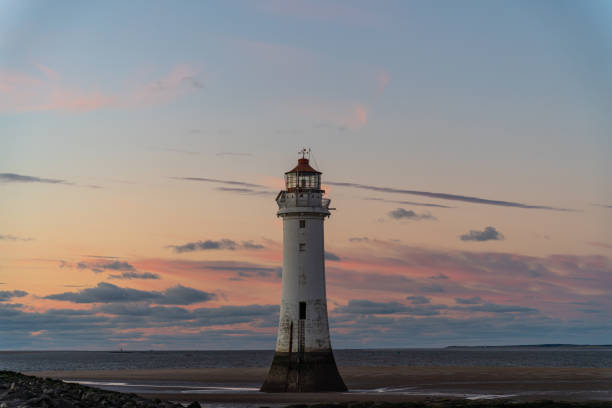 istock New Brighton Lighthouse in sunset, Wirral, England 1363073949
