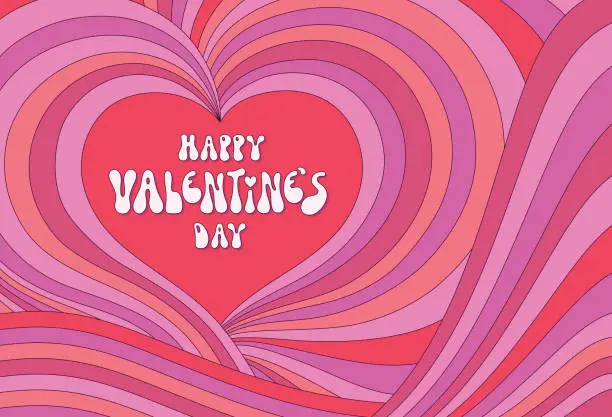 Vector illustration of Valentine's day background