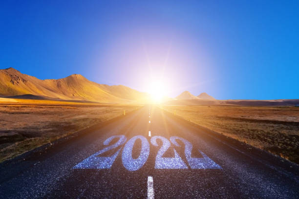 istock 2022 numbers on asphalt road 1363081258