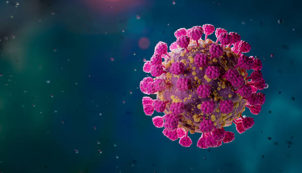 istock COVID coronavirus infection. A strain of the virus. 3d render. 1363086615