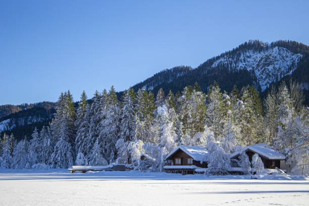 istock Snowy village 1363089727