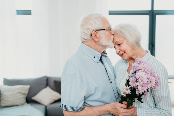 istock Elderly couple in love 1363090357