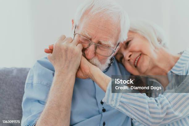 Elderly Couple In Love Stock Photo - Download Image Now - Senior Adult, Senior Couple, Love - Emotion