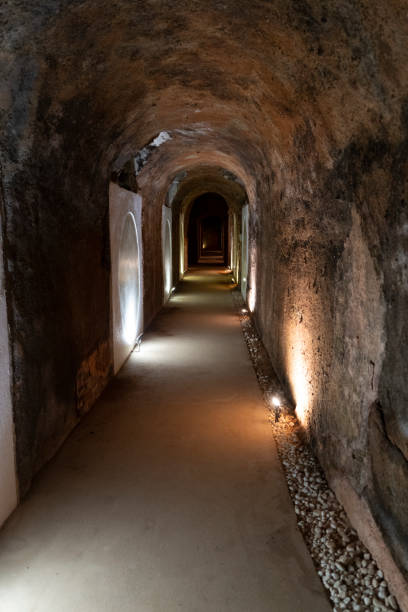 istock Underground tunnel in winery in Ribera duero 1363091312